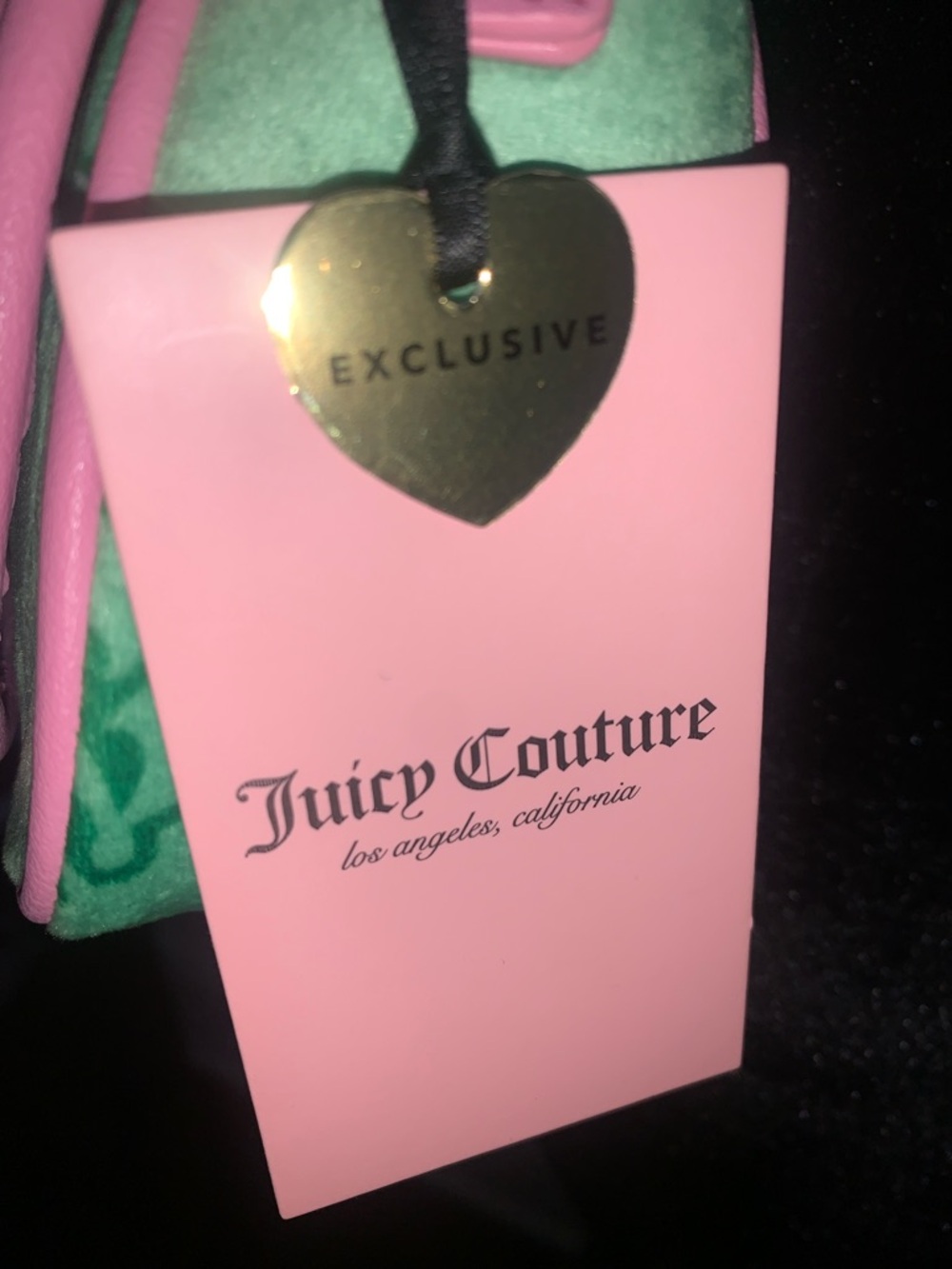 🆕- Juicy Couture Retro Juicy Cherry  Shoulder Bag Retro Green Multi - Picture 2 of 12